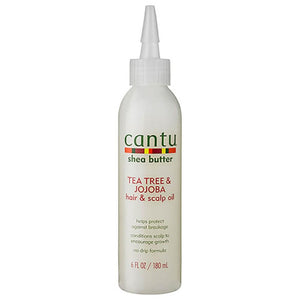 CANTU  SHEA BUTTER TEA TREE & JOJOBA HAIR & SCALP OIL 180ML