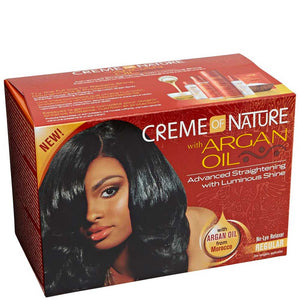 CREME OF NATURE ARGAN OIL RELAXER KIT SUPER