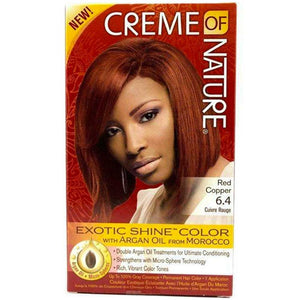 CREME OF NATURE PERMANENT HAIR COLOR RED COPPER 6.4
