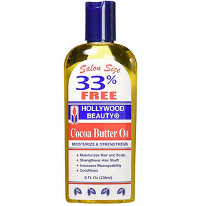 HOLLYWOOD COCOA BUTTER OIL 8OZ