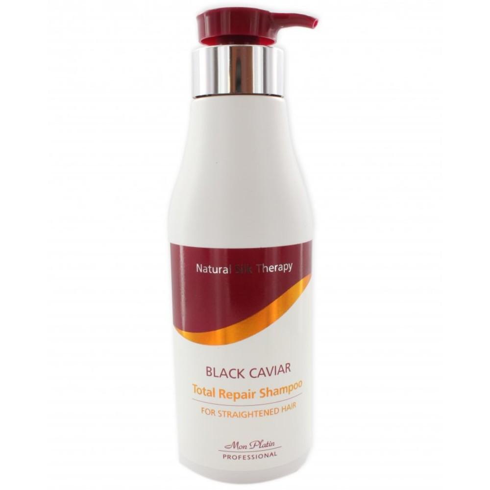 Mon Platin Professional Black Caviar Total Repair Shampoo For Straightened Hair 500ml