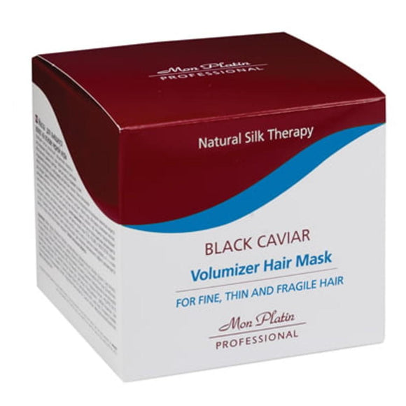 MON PLATIN PROFESSIONAL BLACK CAVIAR VOLUMIZER HAIR MASK FOR FINE, THIN AND FRAGILE HAIR 500ML