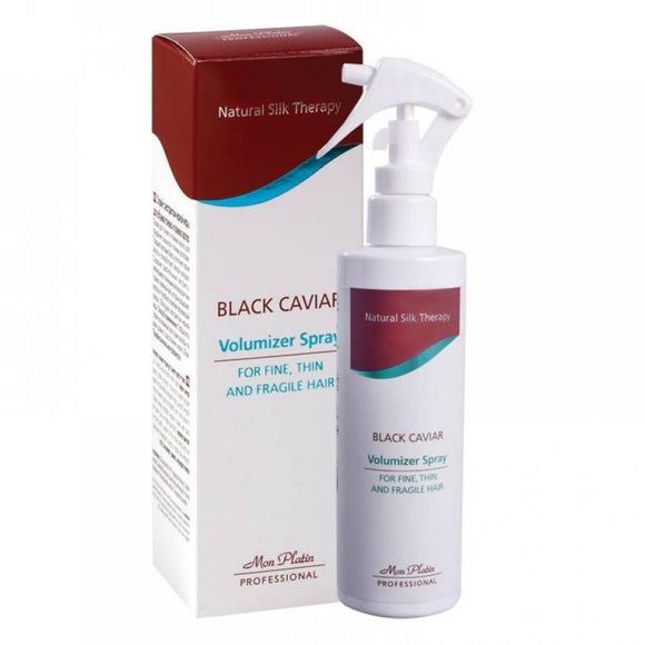 MON PLATIN PROFESSIONAL BLACK CAVIAR VOLUMIZER SPRAY FOR FINE, THIN AND FRAGILE HAIR 125ML