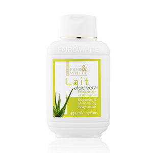 Fair & White Aloe Vera Brightening & Moisturizing Body Lotion 17oz